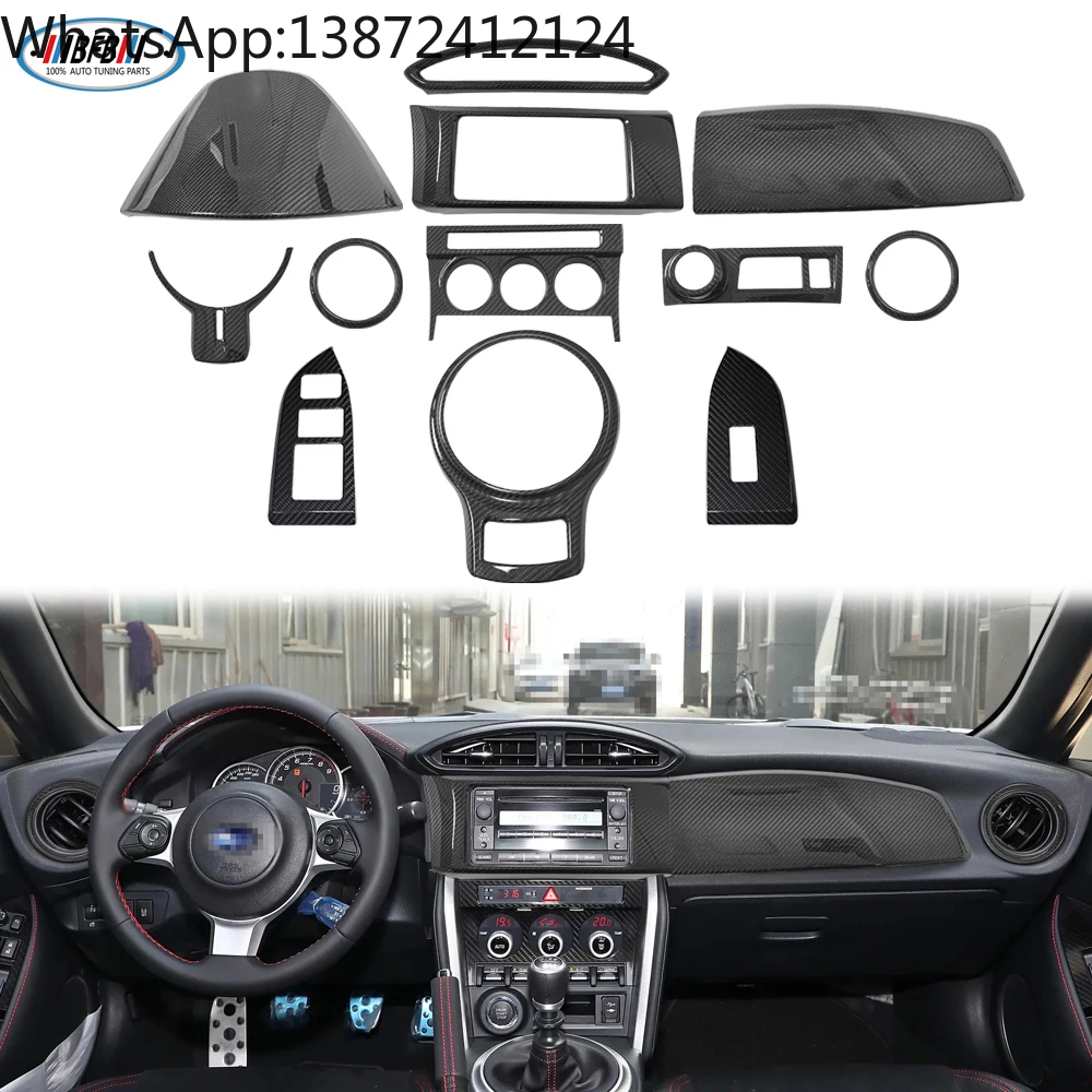 

12 Pcs Carbon Fiber Full Set Interior Trim for Toyota T86 for Subaru BRZ 2012-2020