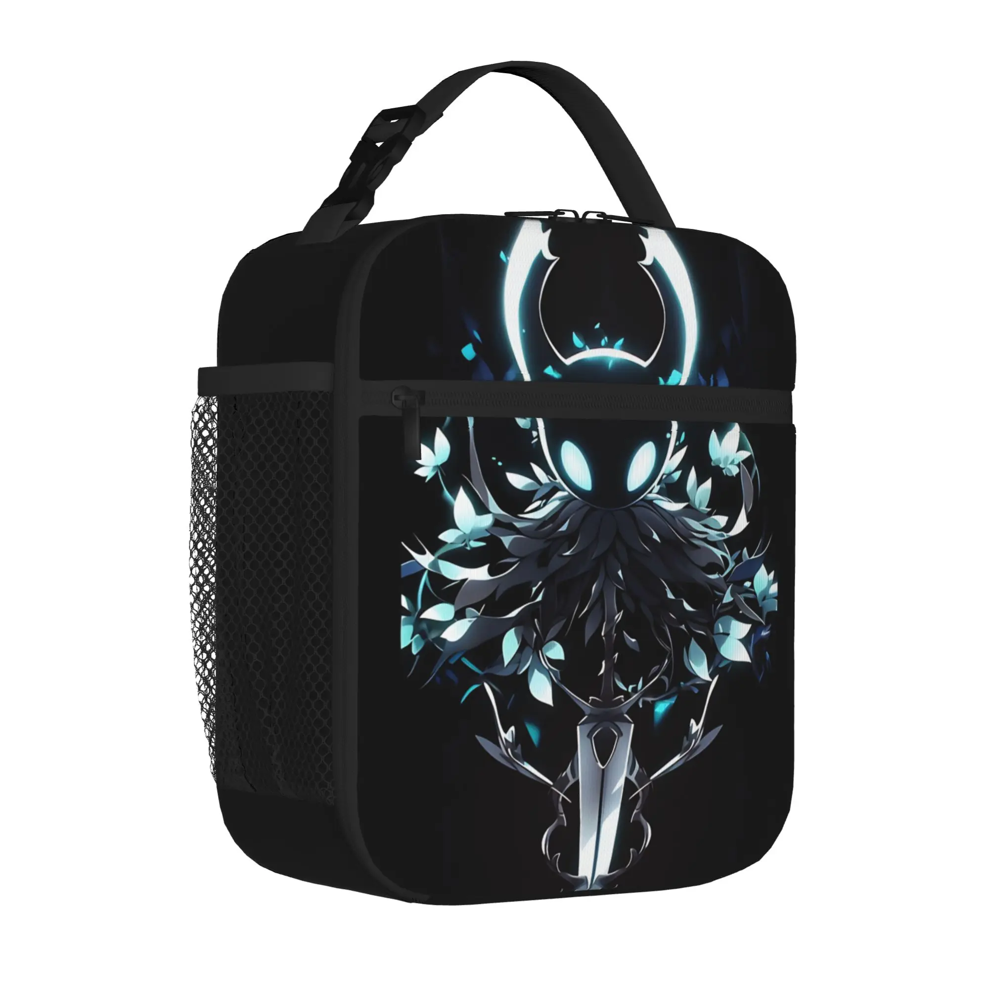 1 Piece For Students Food Container Mask Portable Pocket Hollow Knight Zipper Closure Aluminum Foil Food Pouch For Travel