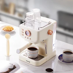 New 20BAR Home Semi-automatic Espresso Machine Professional Barista Coffee Maker Capsule Coffee Machine Milk Foaming Available