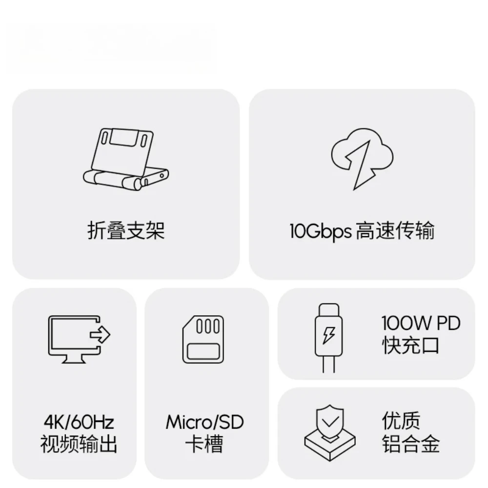 Satechi for IPad Pro Docking Station Desktop Stand 10 Gbps 100W PD Typec USB Foldable for Storage HDMI HUB Aluminum Alloy Body