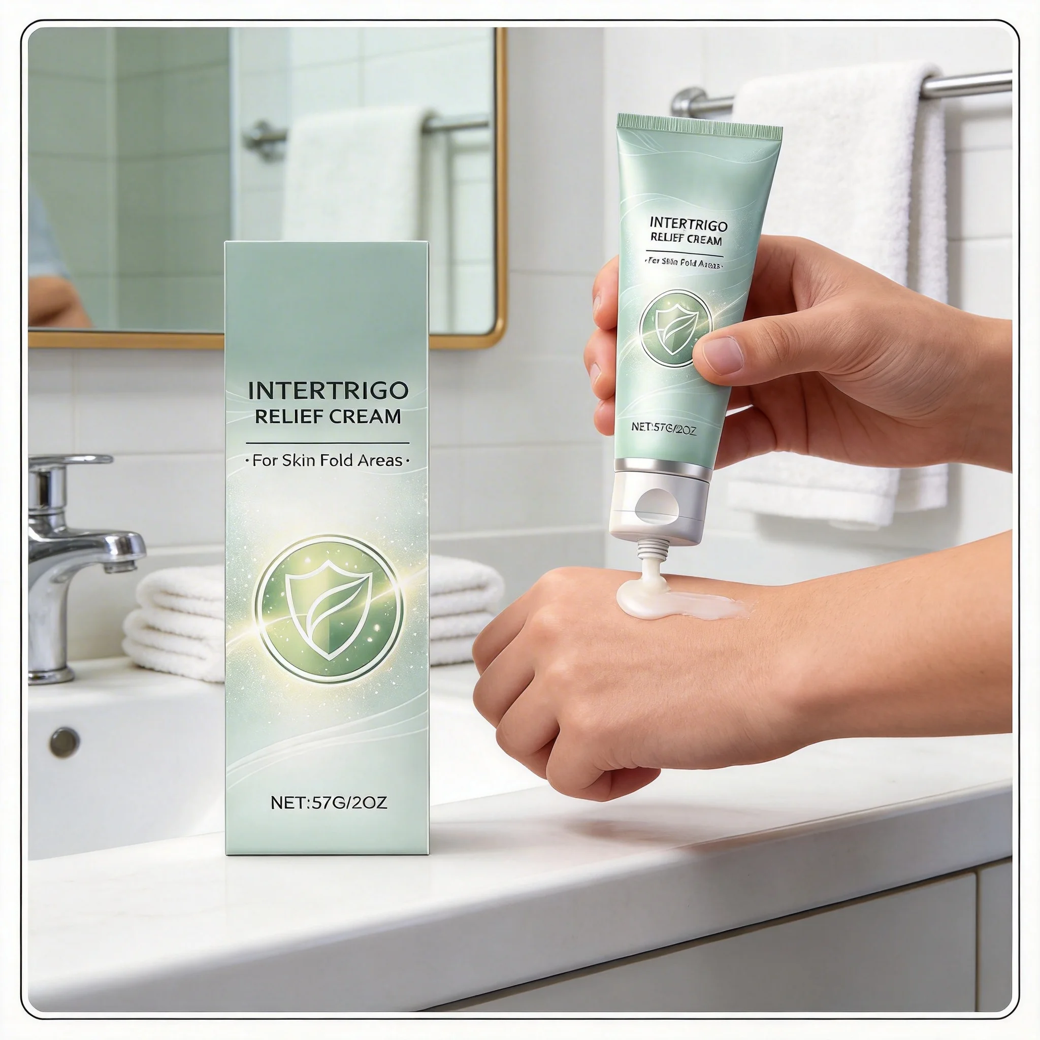 Moisturizing Relief Cream Lightweight Non-greasy Body Lotion Long-Lasting Hydration Skincare for Dry Skin Fast Absorption Skin