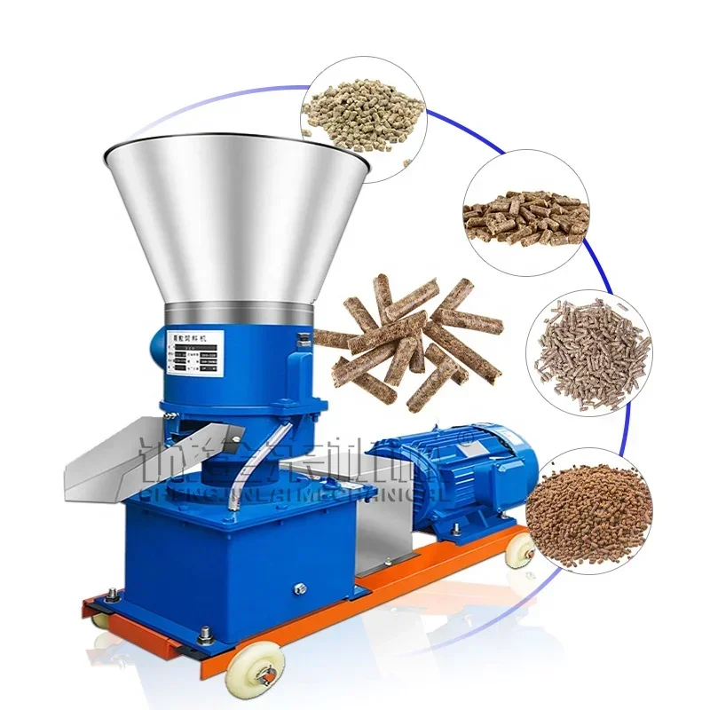 

Good quality animal feed processing machinery for poultry farm/feed pellet machine