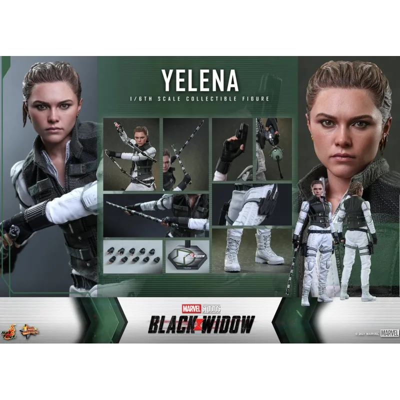 Anime Action Figure Toy In Stock Original Htoys Ht 1/6 Mms622 Black Widow Yelena Gift Model Collection Hobbies Gifts Toys