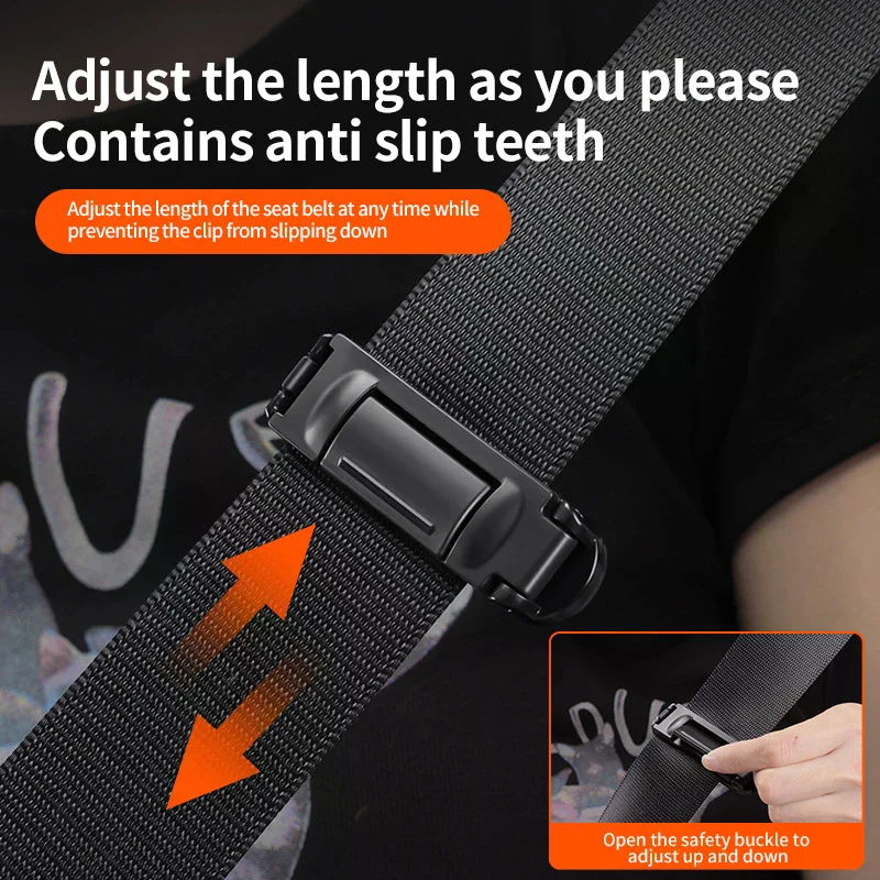 Car Adjustable Seat Belt Buckle Clip For VW Auto Safety Belt Holder Interior Accessories Dropshipping