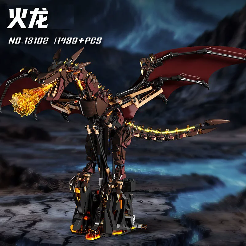 

MJ 13102 Mechanical Fire Breathing Dragon