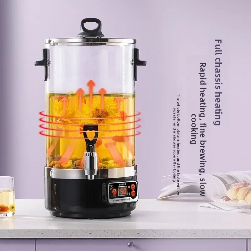 Black tea brewer Automatic electric heating commercial tea brewing bucket Steam large capacity intelligent boiling water