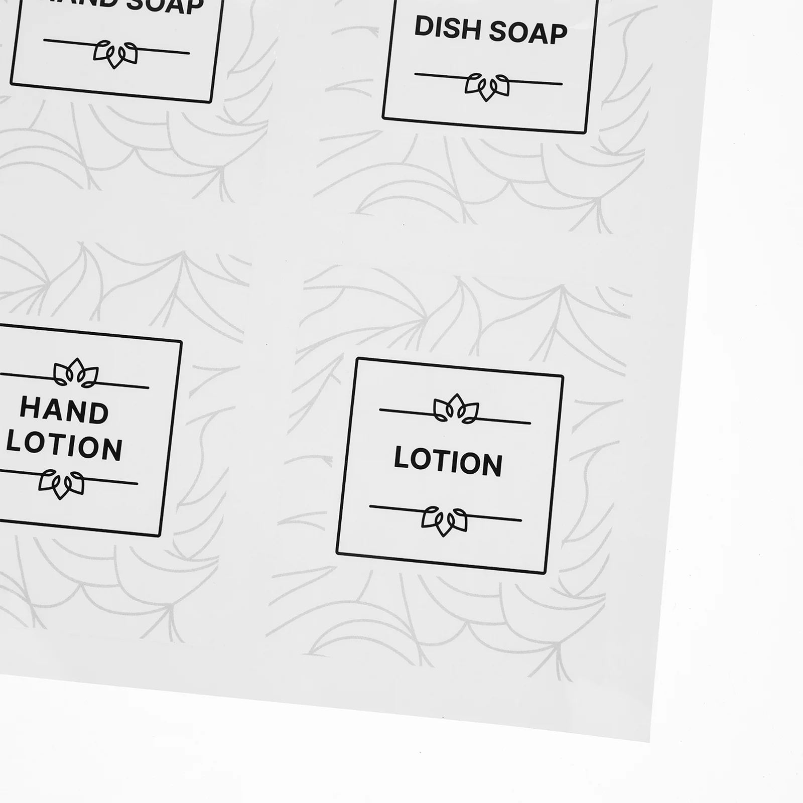 

1 set 1 Set Waterproof Labels For Bathroom Organization Self-Adhesive Bottle Stickers Shampoo Dispenser Label Stickers Oil-Proof