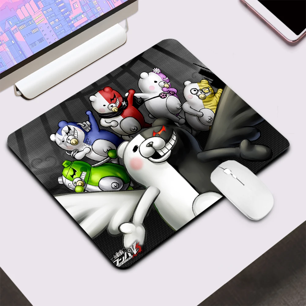 Danganronpa Monokuma Small Gaming Mouse Pad Computer Office Mousepad Keyboard Pad Desk Mat PC Gamer Mouse Mat Laptop Mausepad