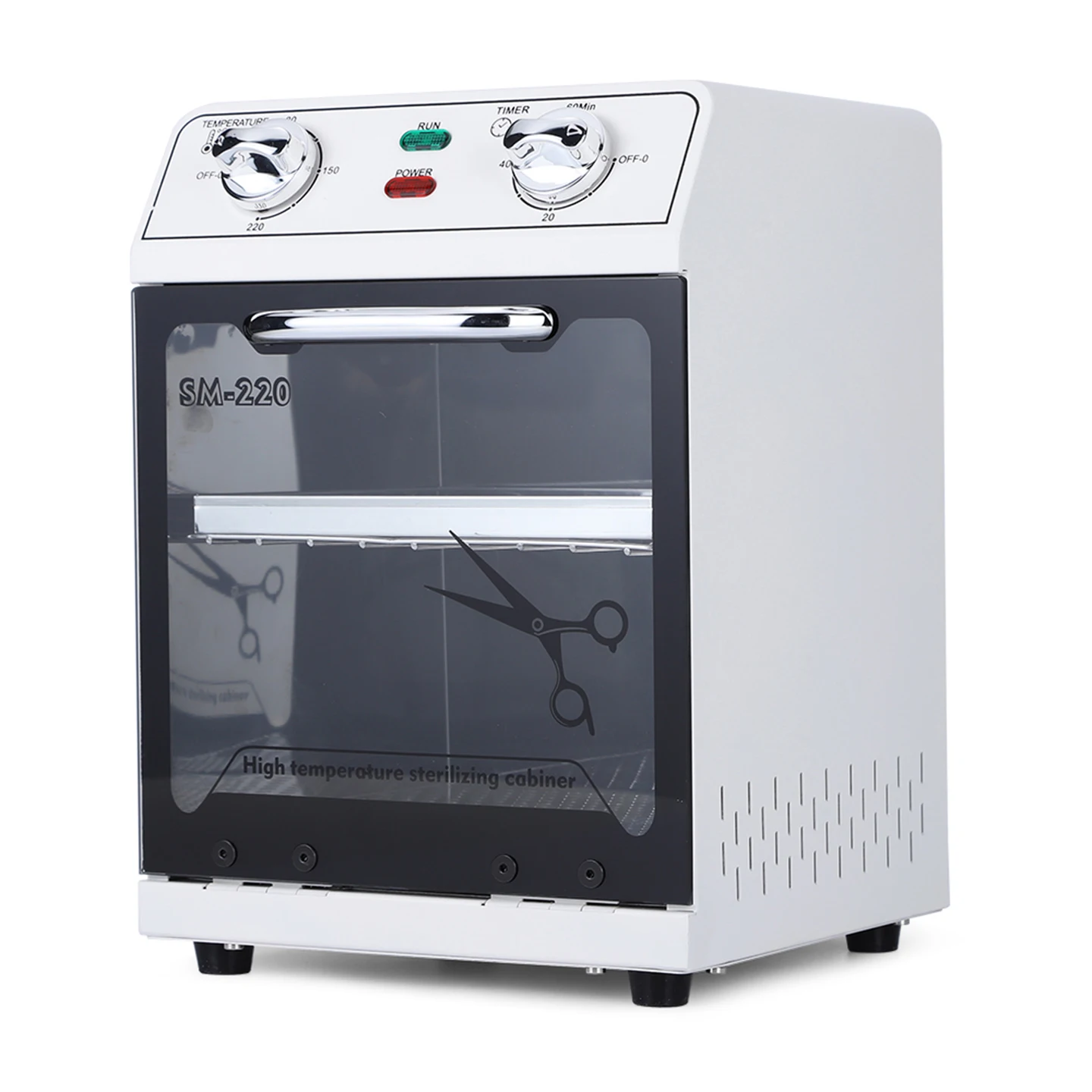 

High Temperature Sterilizer, Dry Heat Steel Sterilizer with Temp and Timer Control, Max timing 60min, Max temperature 250℃ /482℉