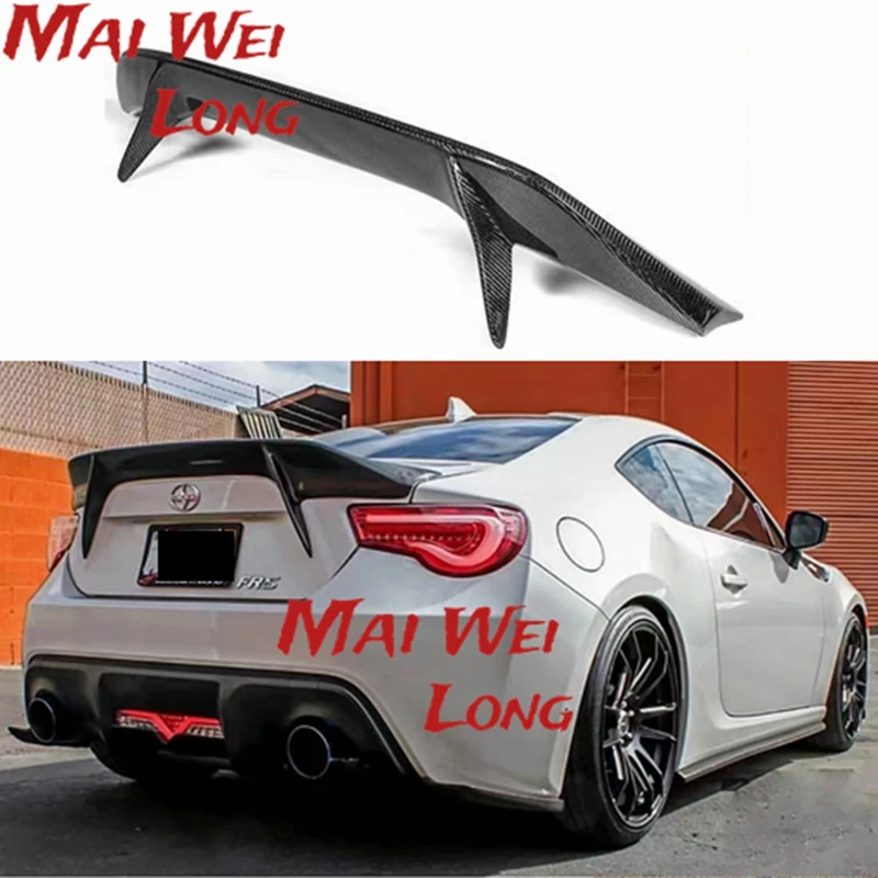 

car-styling Carbon Fiber Rear Trunk Spoiler Wing For Toyota GT86 Subaru BRZ Scion FR-S spoiler