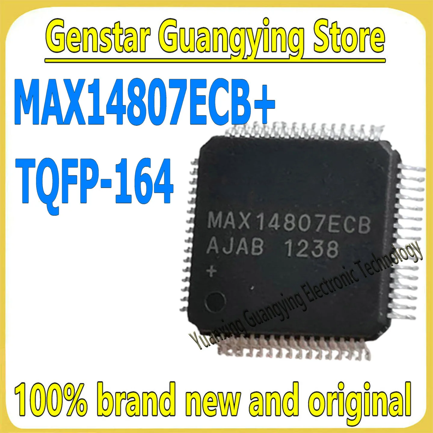 (1 piece) MAX14807ECB+T MAX14807ECB+ MAX14807ECB TQFP-164 Analog Switch/Multiplexer Brand New 100% Brand New