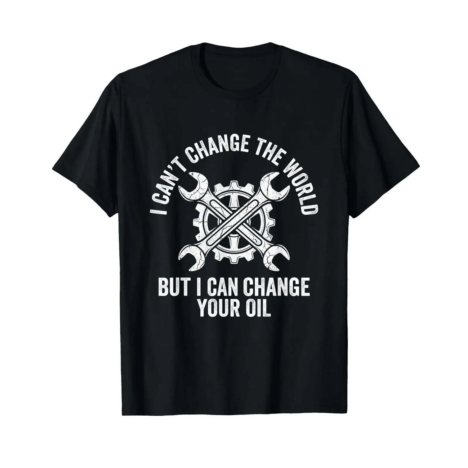 Lustiges Geschenk für Automechaniker und Werkstätten, Vintage T-Shirt, gewaschene Grafik, Herrenmode, dehnbar, lässig