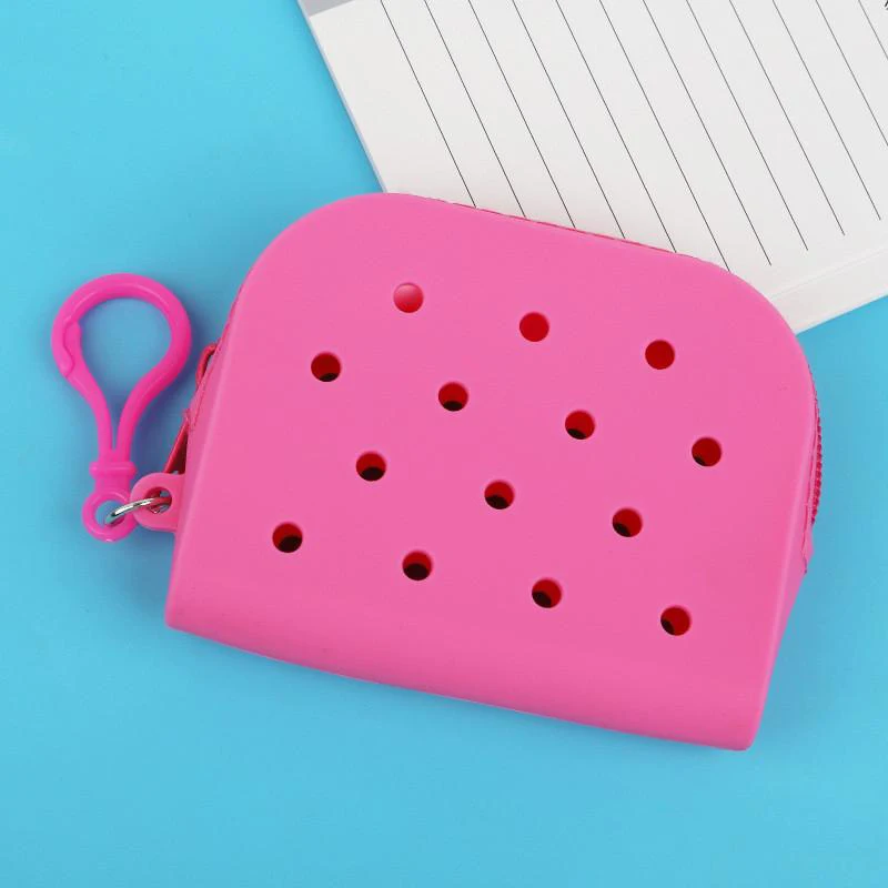 New Cartoon Solid Color Silicone Hole Bags And Coordinates Cute Waterproof Bags