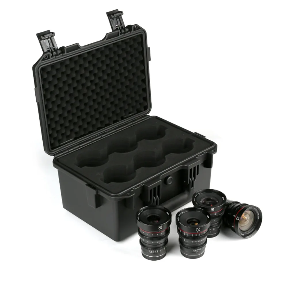 Mini fixed focus lens 6 pcs set, safe, anti-drop, portable, storage safety box