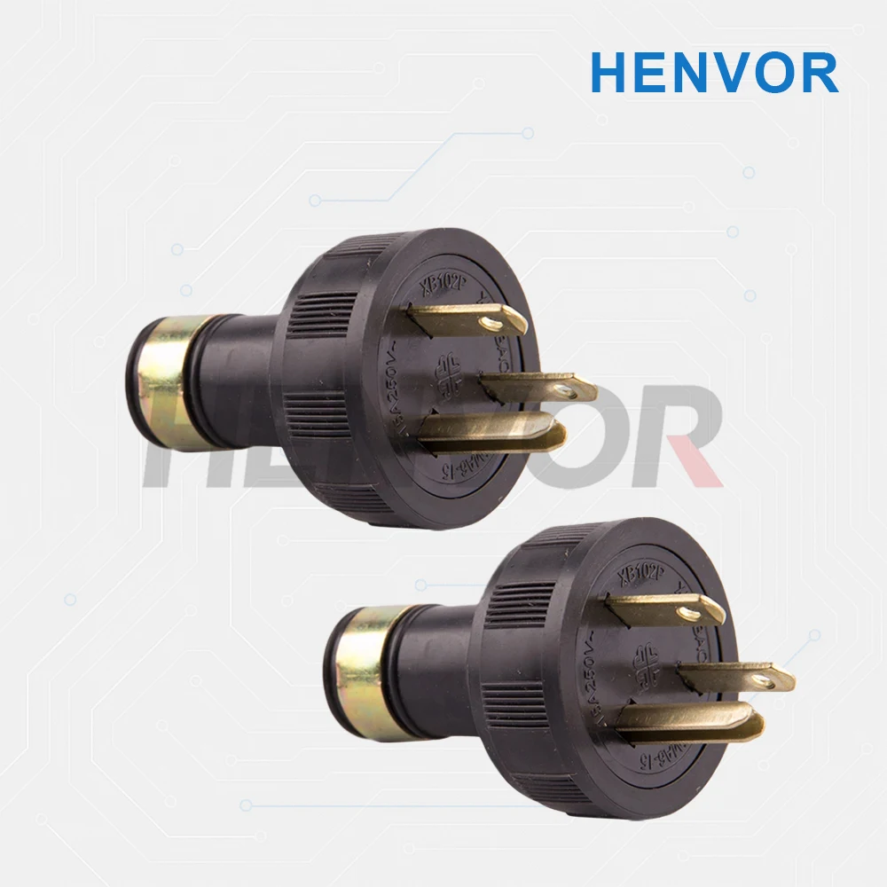 High Quality TG950 Generator Japan USA Plug Adapter Power Plastic Butt Wall 3 Pin Plug
