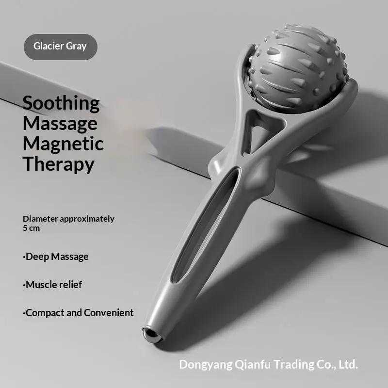 Handheld Roller Massager Design Easy Use Point Massage Relieve Body Fatigue Promote Massager Yoga Ball Portable Portable Arm Leg