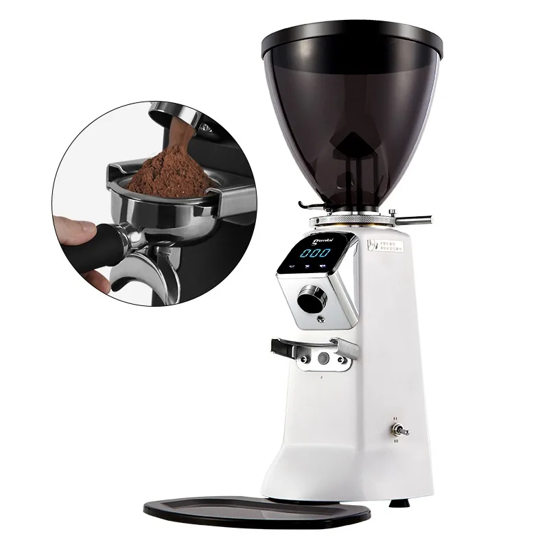 CRM9012A conical 64mm flat burr electric coffee grinder machine