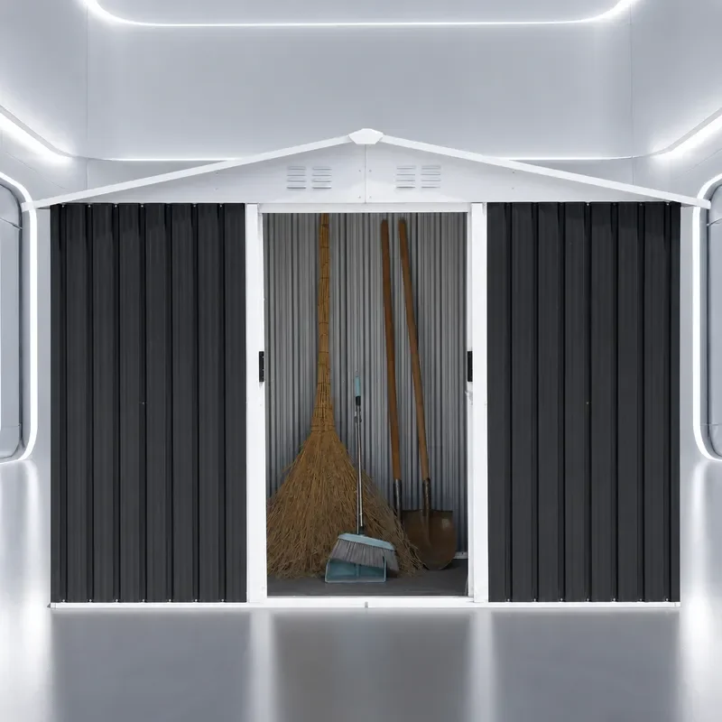 Customizable Outdoor Storage Shed Simple Prefab Room Assembled Temporary Office Van Detachable Mobile Dormitory Unit