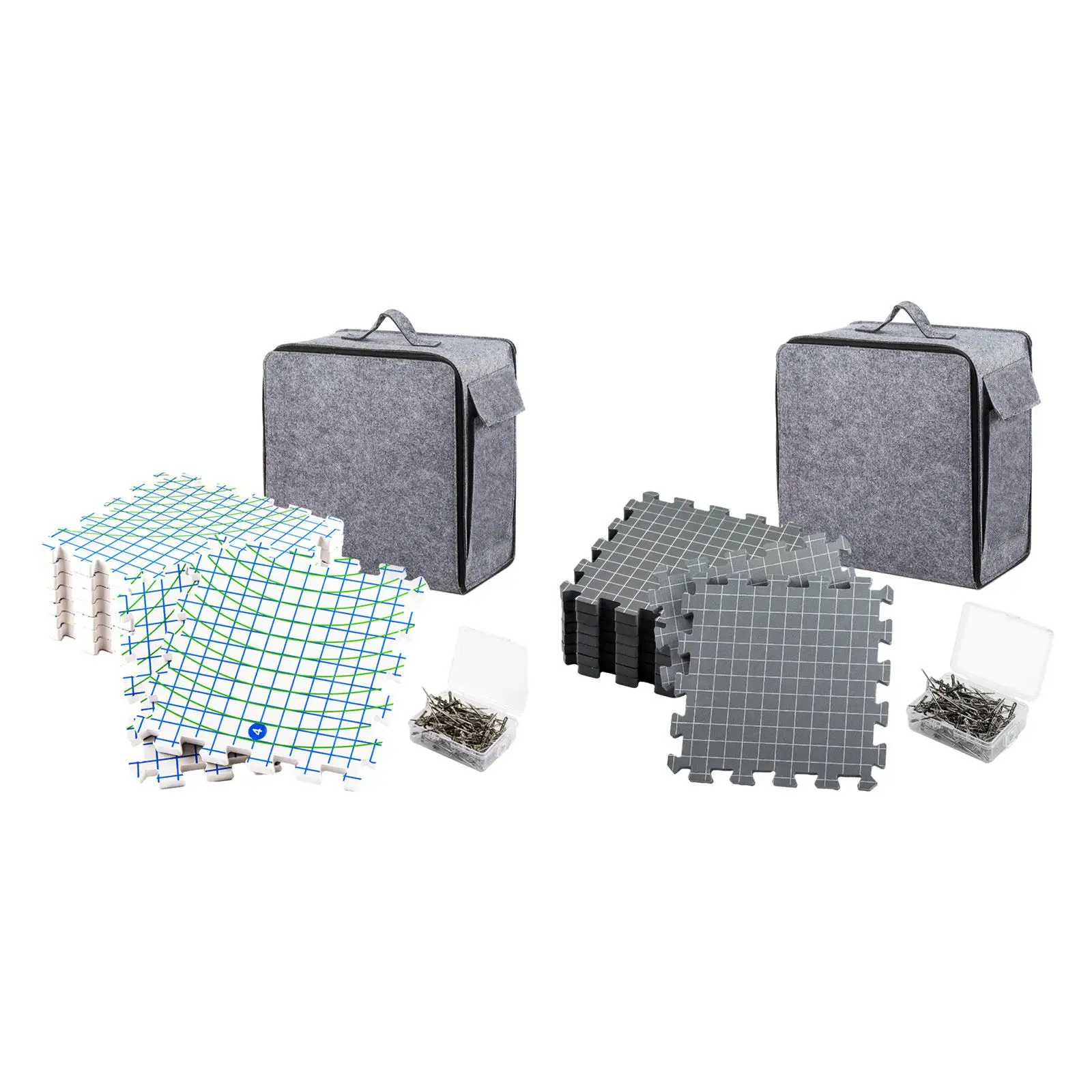 

Blocking Mats for Knitting Extra Thick Durable Portable Knitting Mats for DIY Gift Needlework Knitting Lover Beginner Crochet