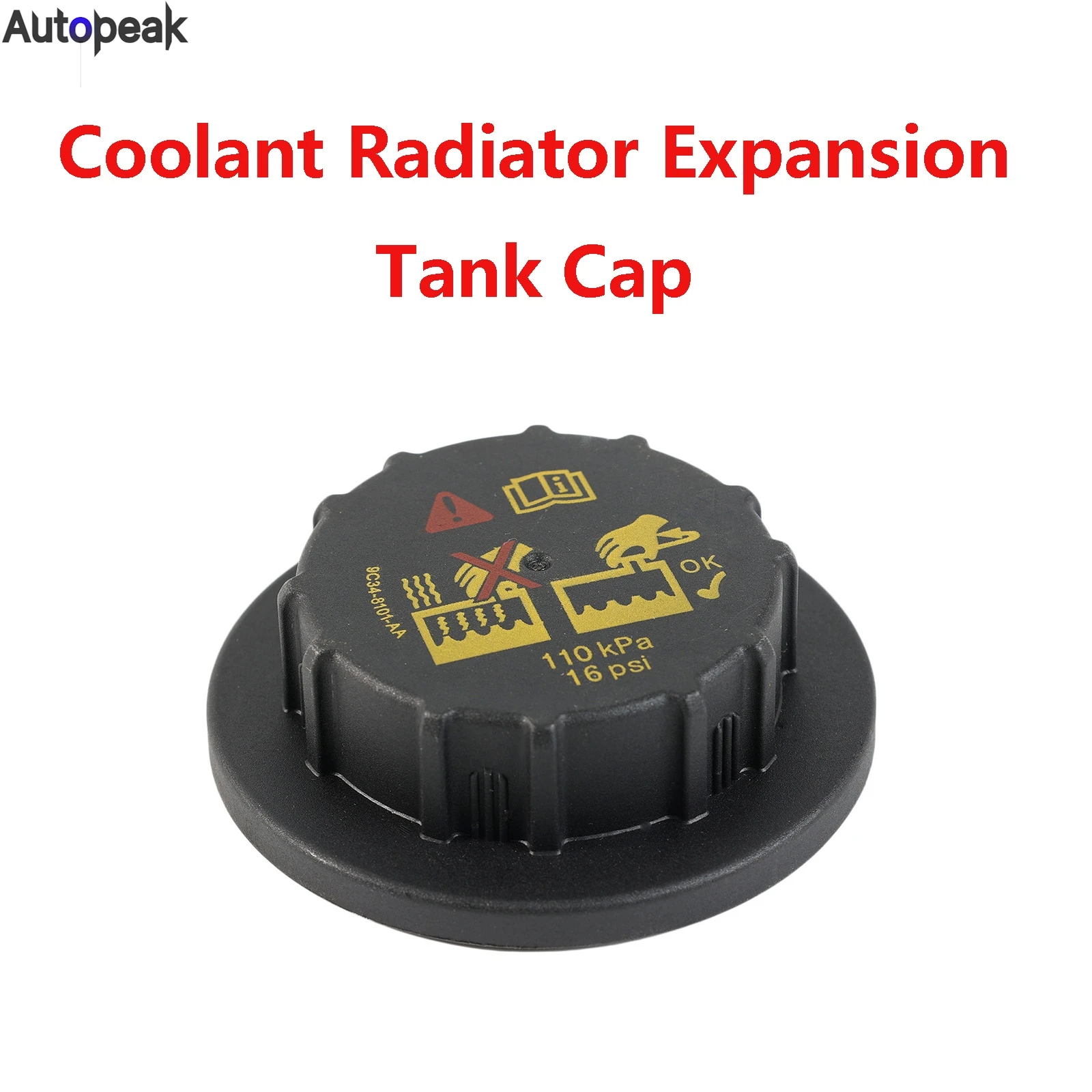 For Ford Mustang Explorer Edge Ranger E150 E250 E350 F150 F250 F350 Fusion Coolant Radiator Expansion Tank Cap Cover 9C3Z8101B