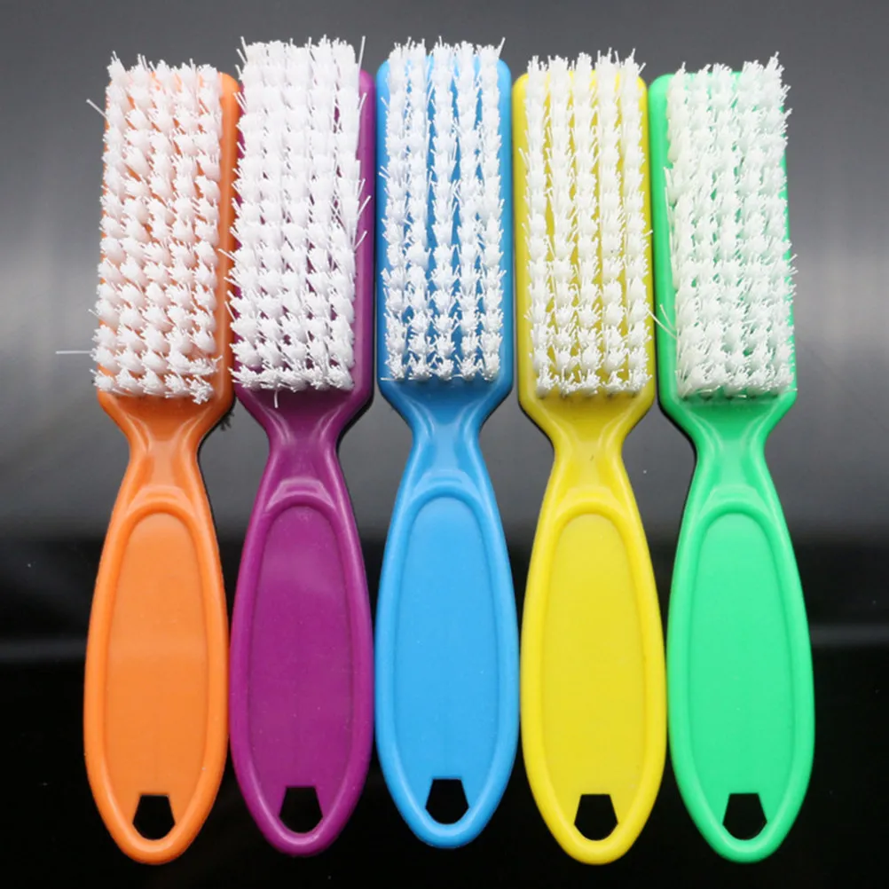 10pcs Long Handle Fingernail Brushes for Nail Cleaning – Manicure, Kitchen, Bathroom & Garden Use