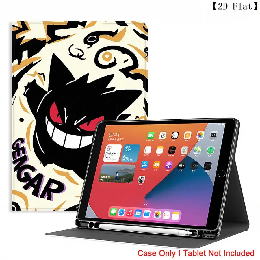 Gengar Pokemons Case for Xiaomi Pad 6s Pro 7 Ultra Redmi Pad SE K Pad 8.8 9.7 12.4 Inch Pad 5 6 7 8 Pro with Pencil Slot