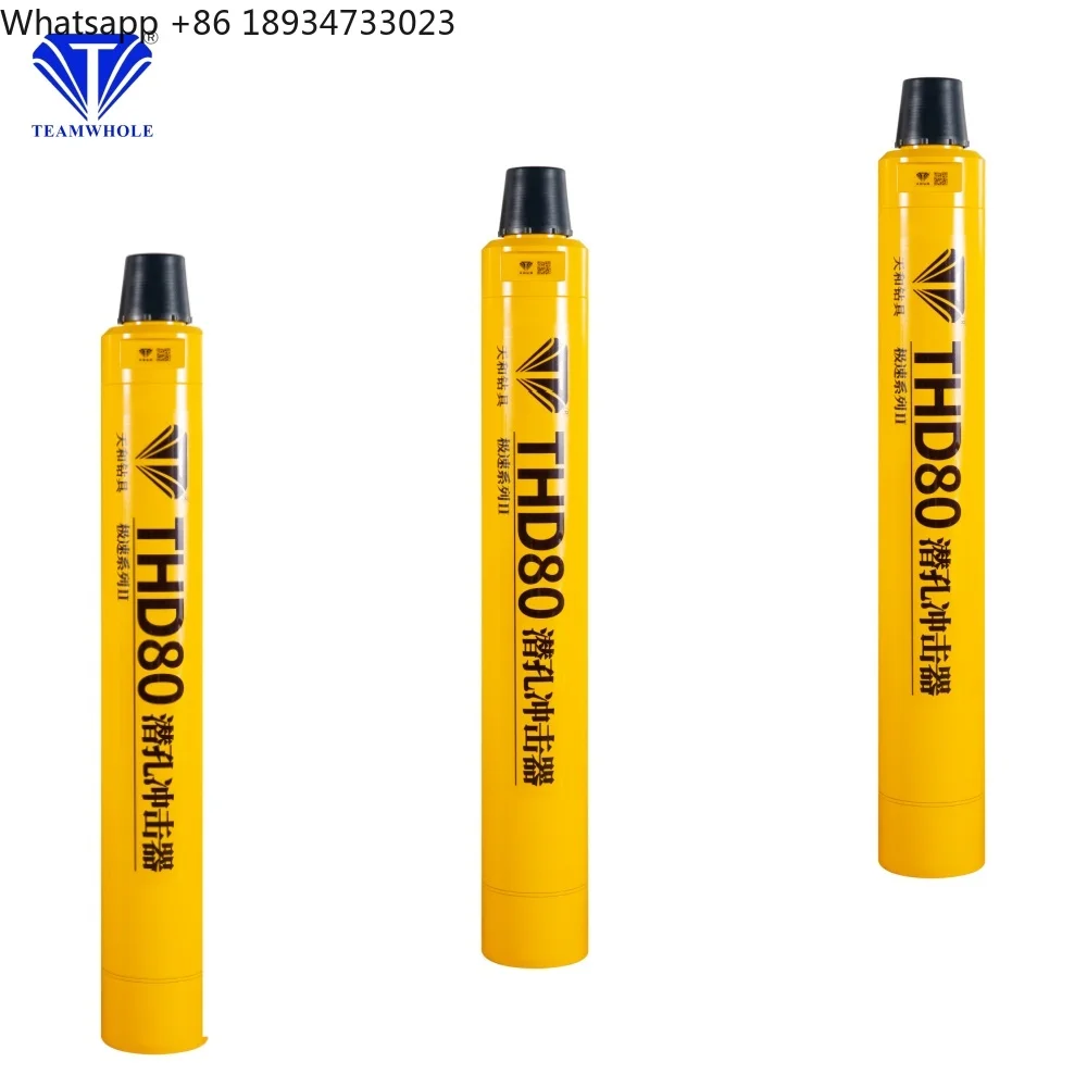 High air Pressure SD8 QL80 MISSION80  DHD380 DTH Hammer Rock Drill Tools 8inch Dth Hammer for Mining Equipment