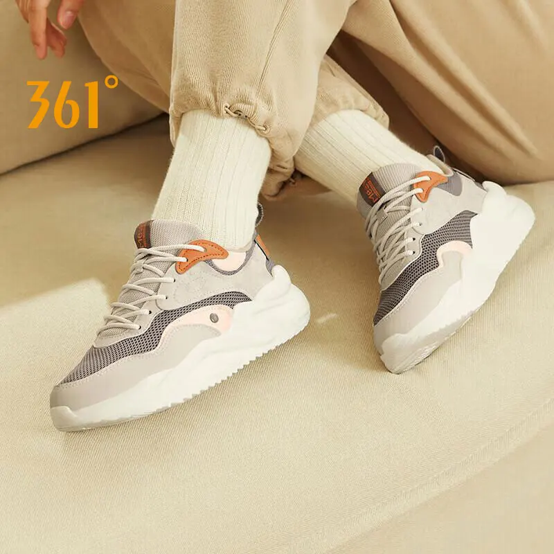 361 Degrees Yunshu Women Casual Sport Shoes Mesh Breathable Light Non-Slip Wear-Resistant High-Elastic Female Sneakers 682316706