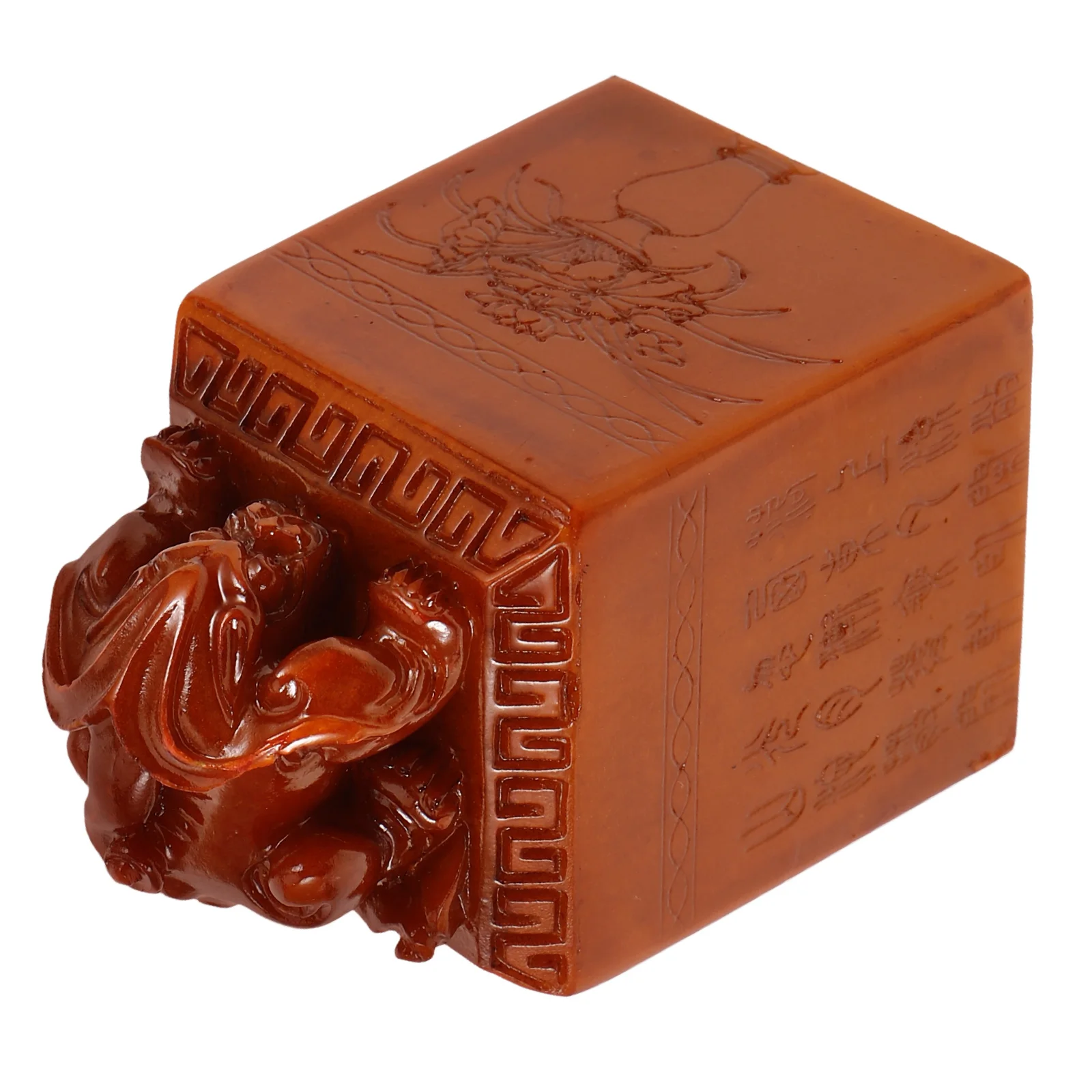 

Tianhuang Stone Seal Handmade Stamp Chinese Name Jade Letter Blank Stamps for Crafts Calligraphy DIY Safe Durable Storage