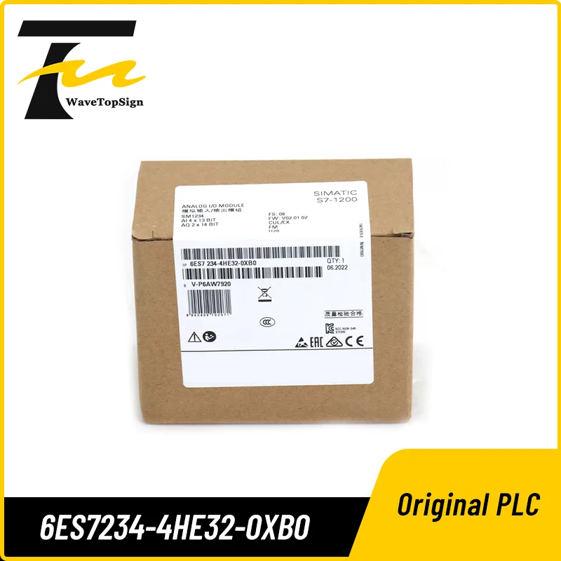 

wavetopsign Original PLC S7-1200 analog I/O SM1234 6ES7234-4HE32-0XB0