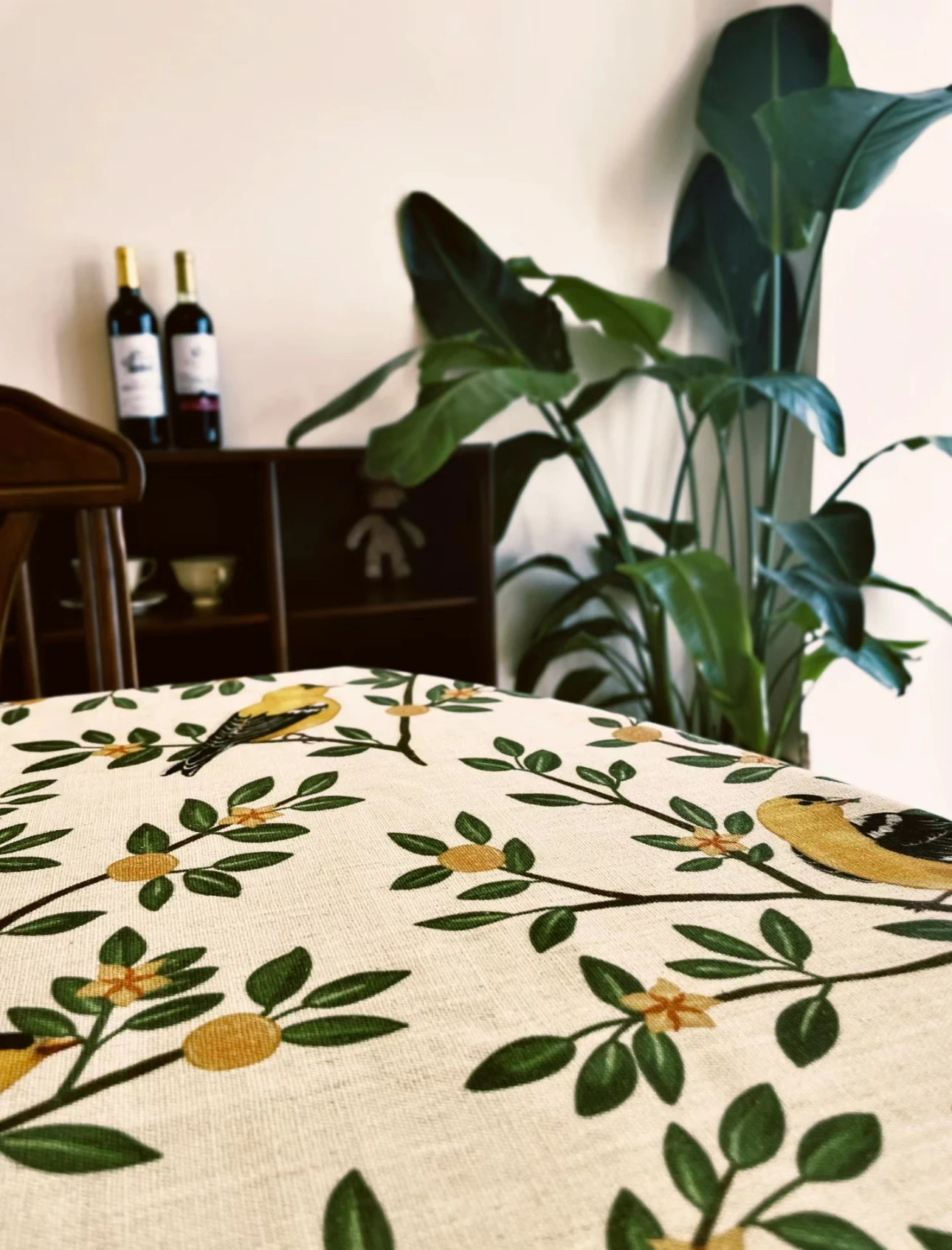 

2024 Tablecloth made of cotton and linen, non washable fabric, ethnic style, and waterproof for homestay tablecloths