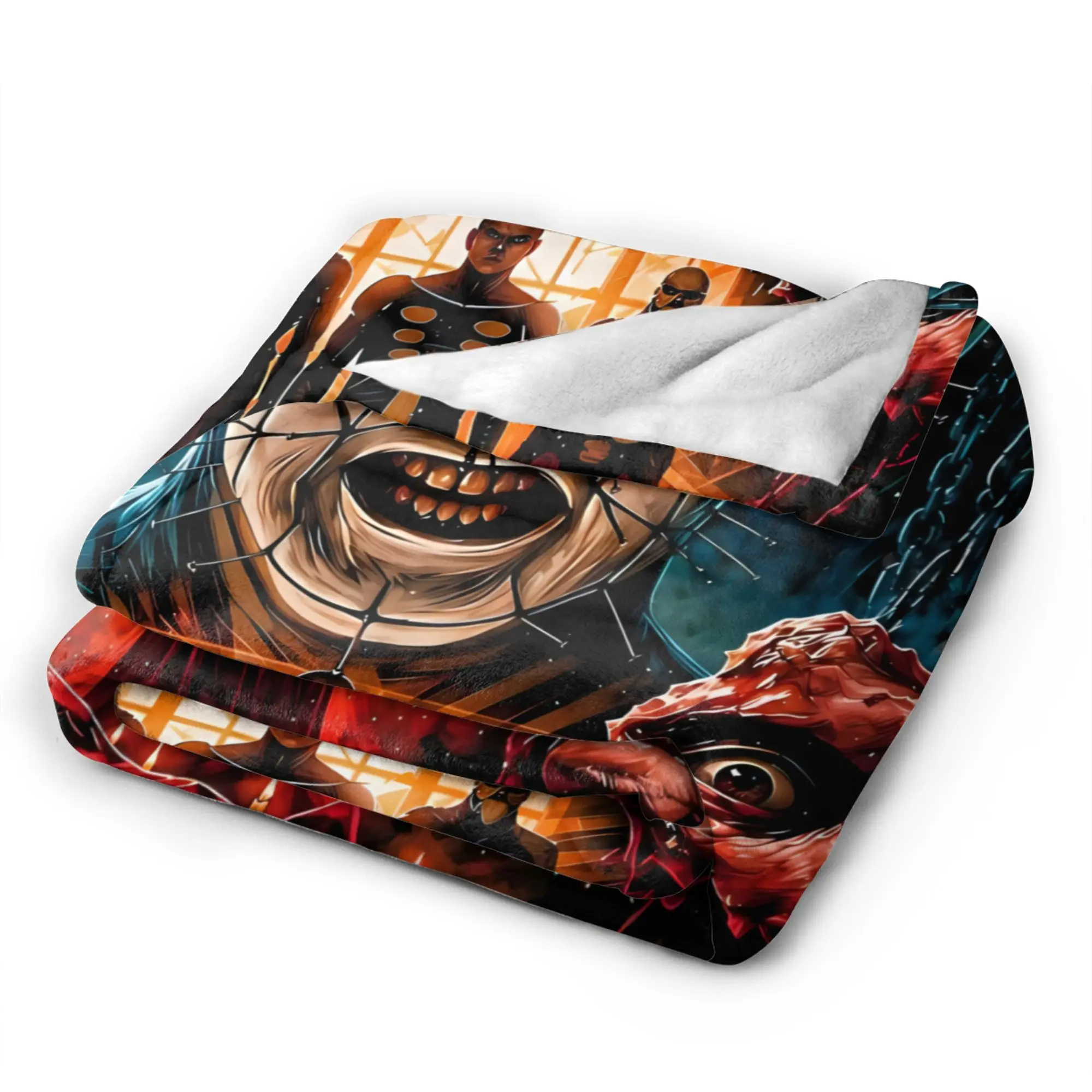 Hellraiser Pinhead Lament Blanket Quality Super Soft  Throw Blanket Winter Child Bedroom Funny Bedspread