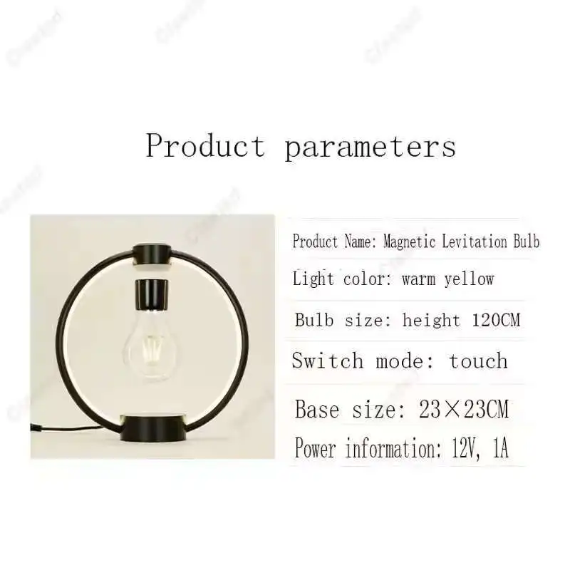 New Magnetic Levitation Lamp Creativity Floating LED Bulb Home Office Desk Decoration Birthday Gift Table Novelty Night Light