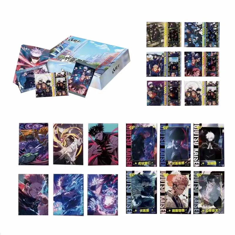 Jujutsu Kaisen Collection Card Kuka Window Glue Film Ssp Sp Puzzle Card Board Games For Children Booster Box Anime Games Cards