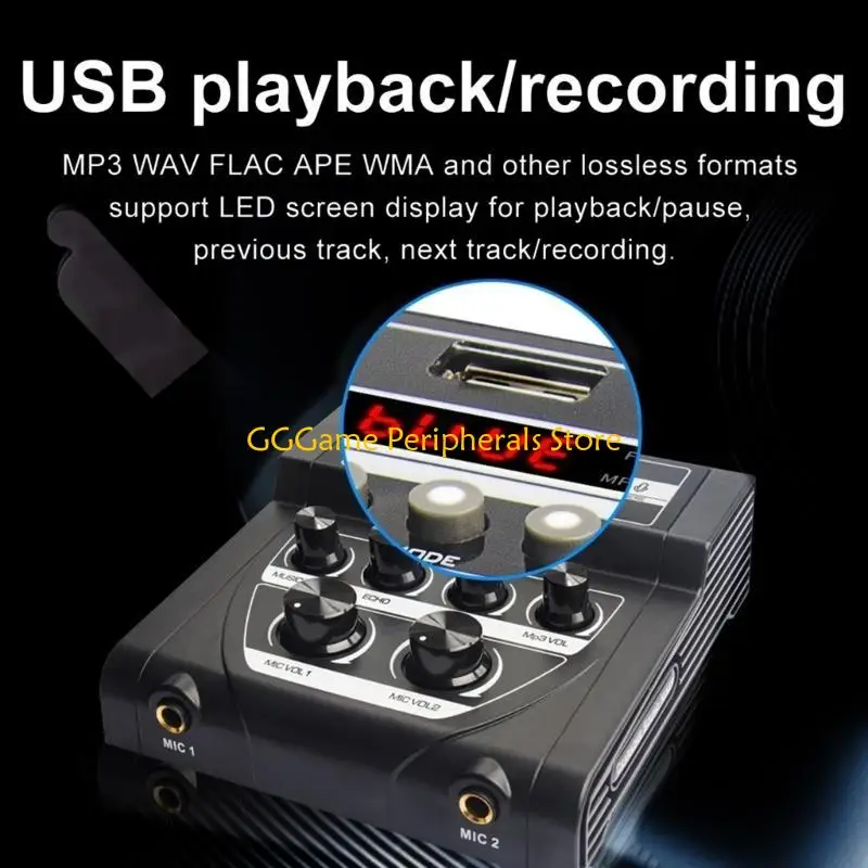 U55B MF108 Portable Mixing Unit with Separate Mix Adjustments For Multiple Devices