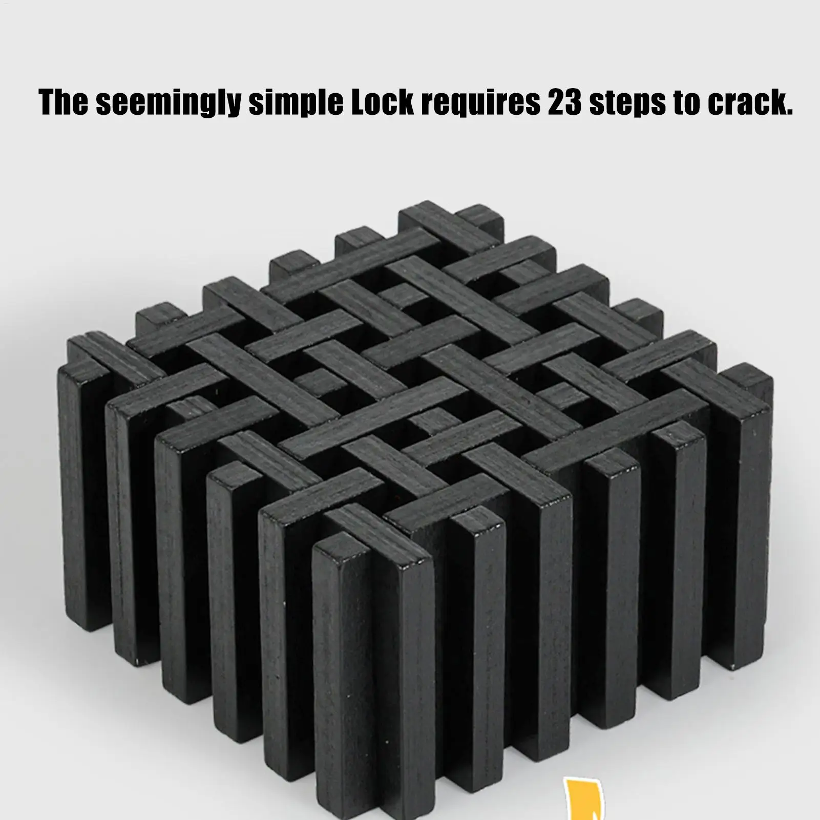 Brain Teaser Puzzles Wood 3D Educational Toys Logical Thinking Toy for Adults Kids Teens Students Educators Office Game Night