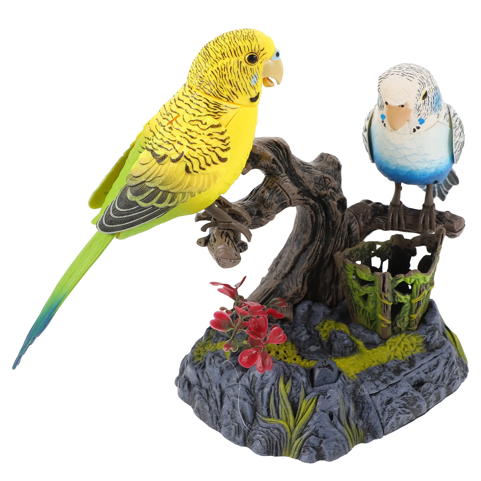 Parrot Voice Control การบันทึกนกไฟฟ้าพูดคุยการเรียนรู้ Abs เดสก์ท็อปตกแต่ง Good Helper เด็ก