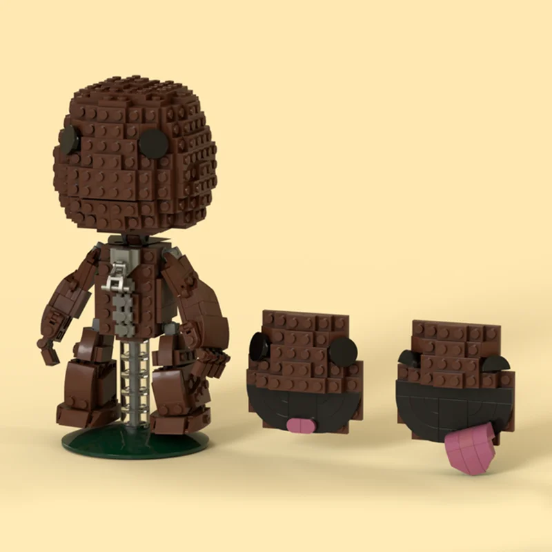 478 قطعة MOC Sackboy نموذج اللبنات العمارة تجميع فكرة إبداعية هدية الكريسماس ألعاب تعليمية الطوب عيد ميلاد الاطفال #6