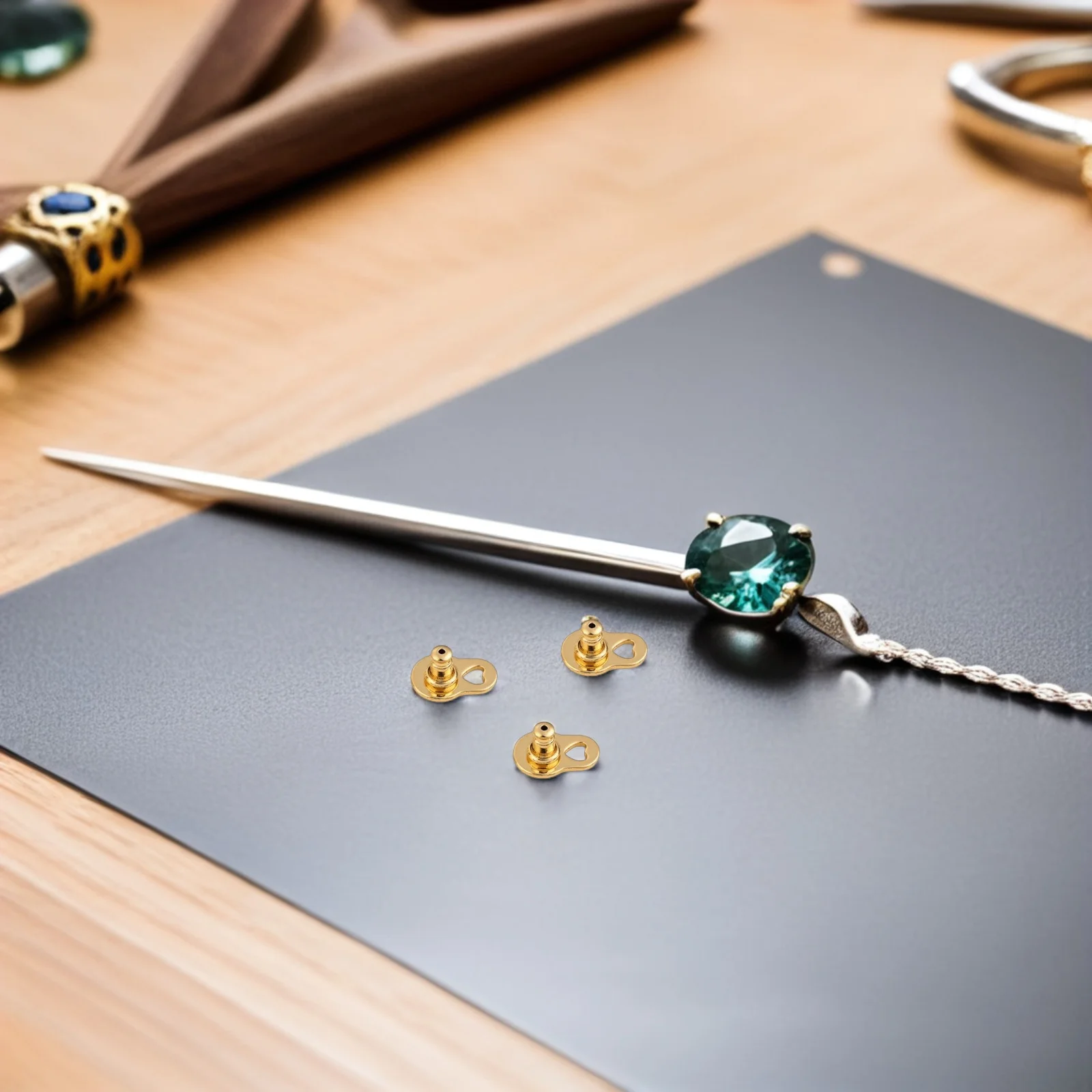 

10Pcs Heavy Earring Back Lifters Locking Supports for Droopy Ears Replacement Backings for Studs Hoops Earring Back Lifting