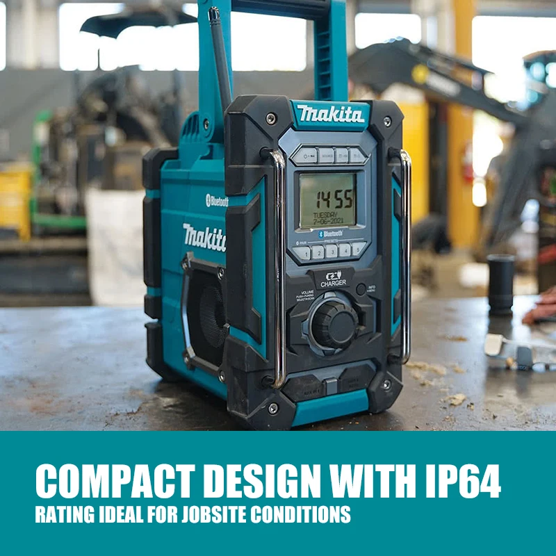 Makita DMR300 Cordless Jobsite Bluetooth Radio Charger 12V 18V Lithium Power Tools CXT LXT