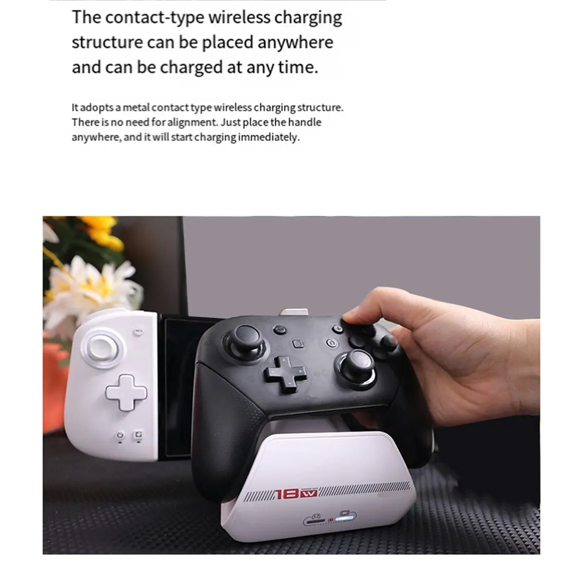 Digital Essentials  Switch Wireless Dock Station for Switch2 PRO Contorllers TV Mode 4K -Compatible Output PD3.0