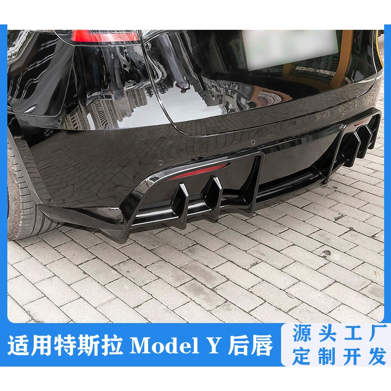 Suitable for Tesla Y Exterior Modification Model Y Upgrade Small Body Kit Rear Lip