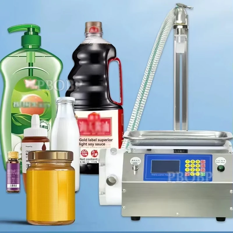 Peristaltic Pump Filling Machine Automatic Liquid Paste Filler for High Viscosity Fluid Oil Shampoo Lotion Glue Chemical