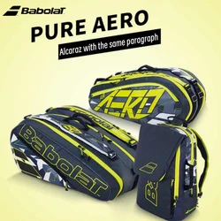 Original Babolat Tennis Racket Bag AERO Series Tennis Bag For 6/12 Racquets Tennis Backpack Sport Bag Mochila Raqueteira Tenis