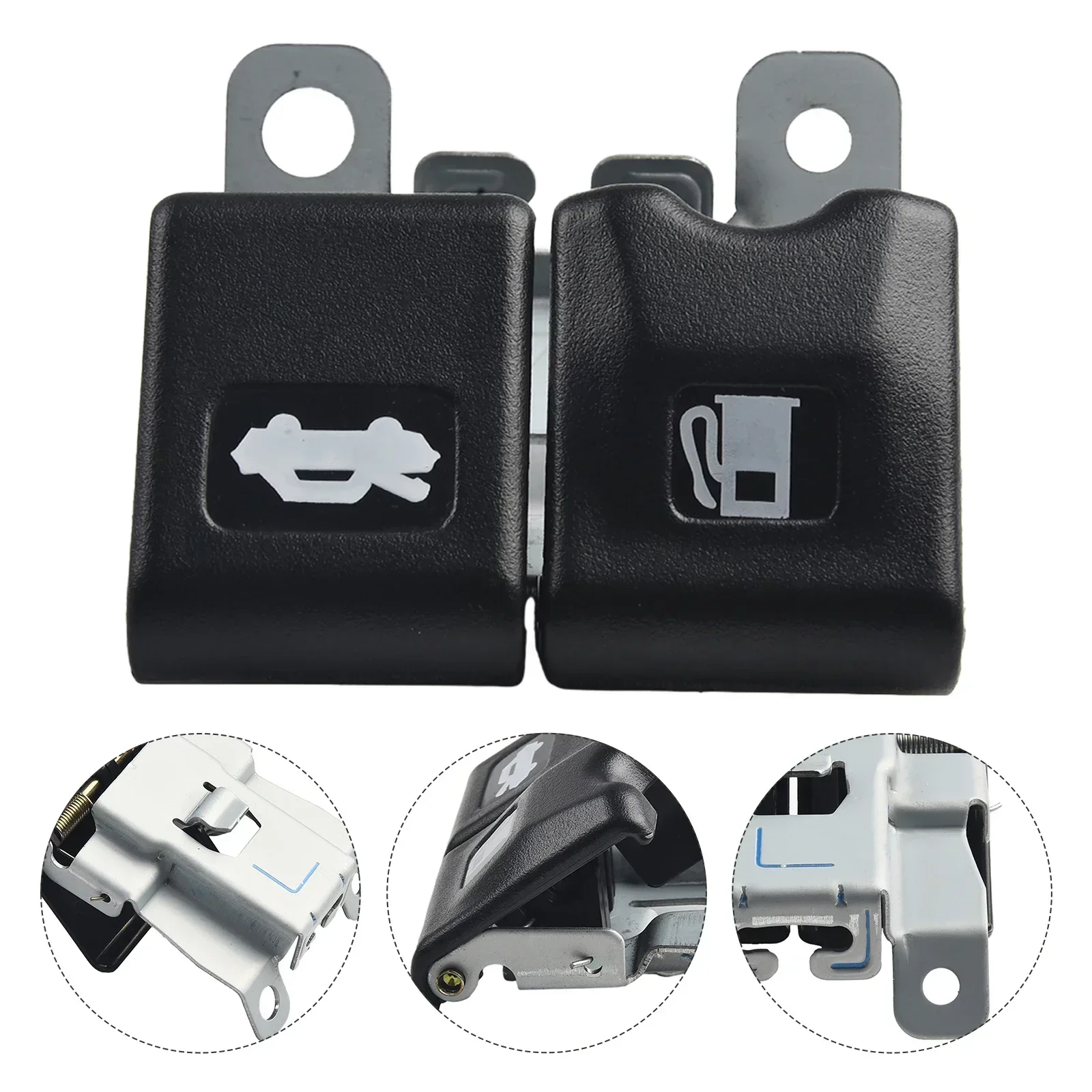 Fuel Cover Switch Engine Hood Release Handle For Re Nault Koleos 65622-JY40A Car Lid Release Buckle Accessories Plastic+Metal