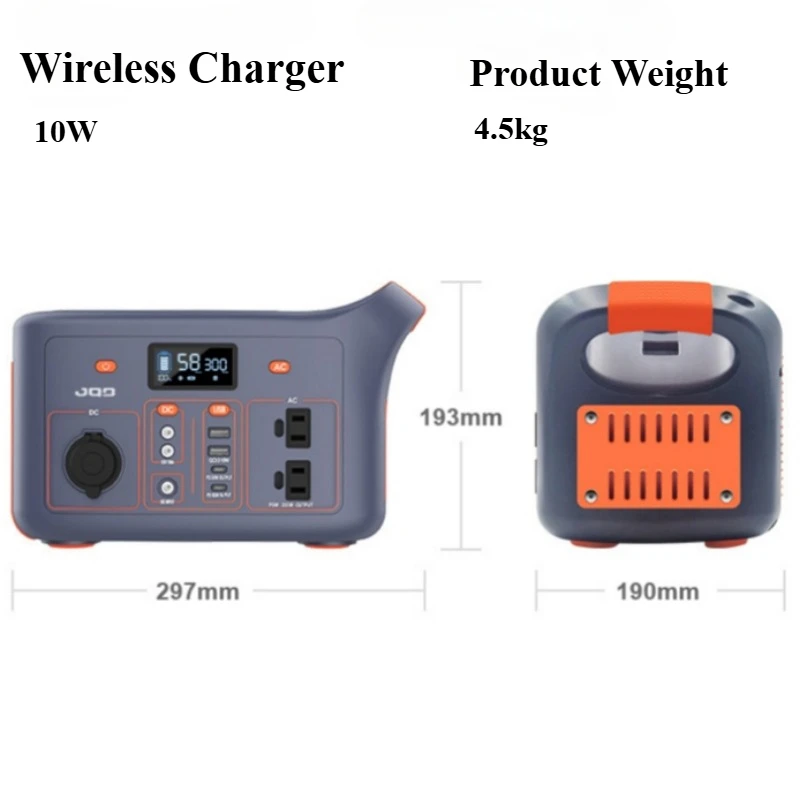 300 W tragbares Kraftwerk, 220 V/110 V, Solargenerator, 96000 mA, reiner Sinuswellen-Li-Polymer, mobile Notfall-Powerbank für den Außenbereich