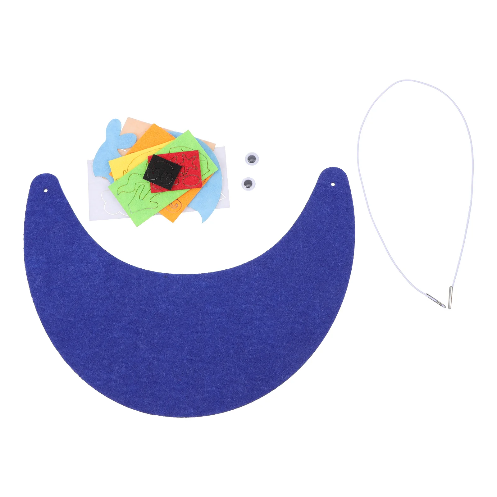 

3Sets DIY Sunbonnet Craft Kit Non-Woven Fabric Kids Craft Supplies Birthday Party Decoration Early Learning Education