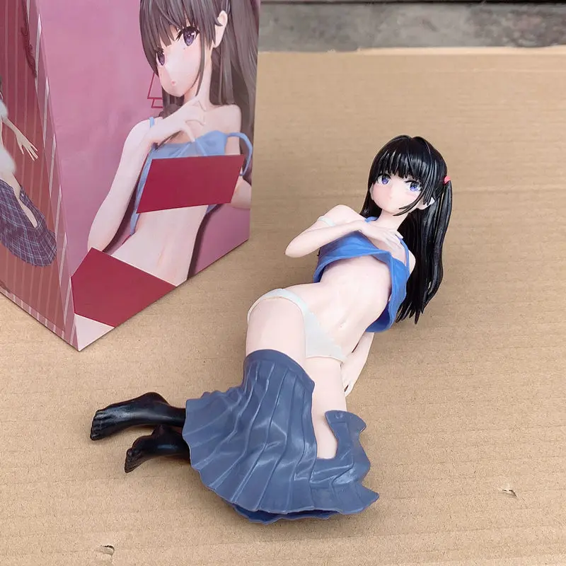 حار بيع منتج جديد صديقة ضئيلة اللوحة الأصلية فتاة جميلة الكذب الموقف نموذج زخرفة مربع لون مربع رائعة