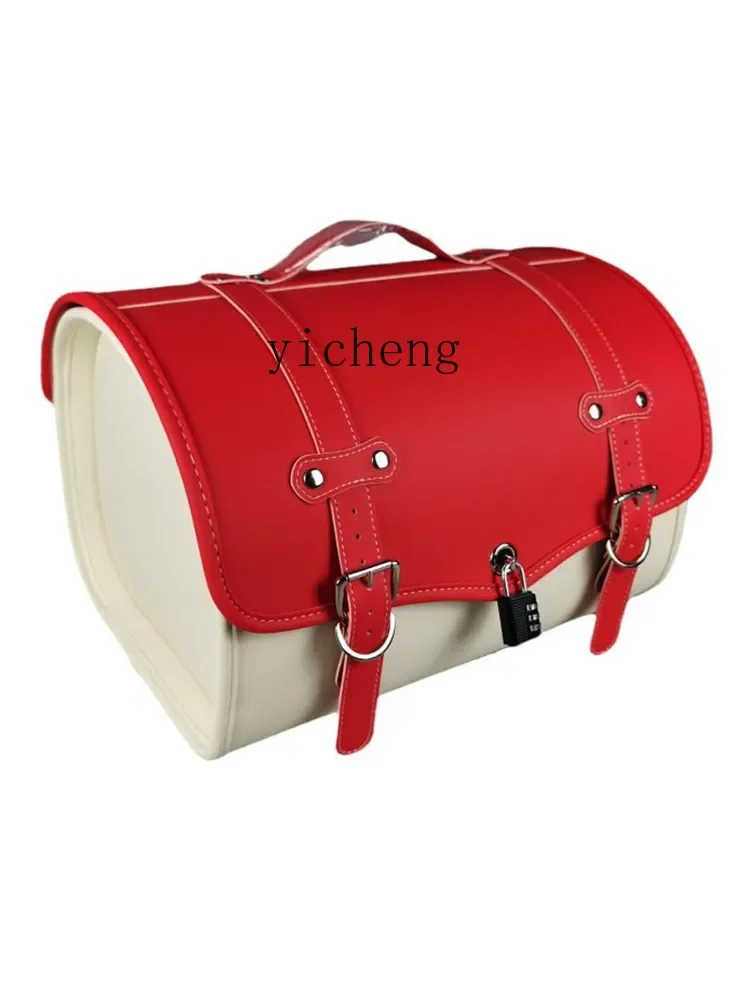 

tail box bag retro pedal electric car rear tail bag trunk universal waterproof