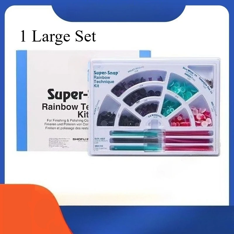 Dental Rainbow Disc Oral Super Rainbow Technology Polish Strip Oral Resin Throwing Set Dental Polishing and Grinding Instruments